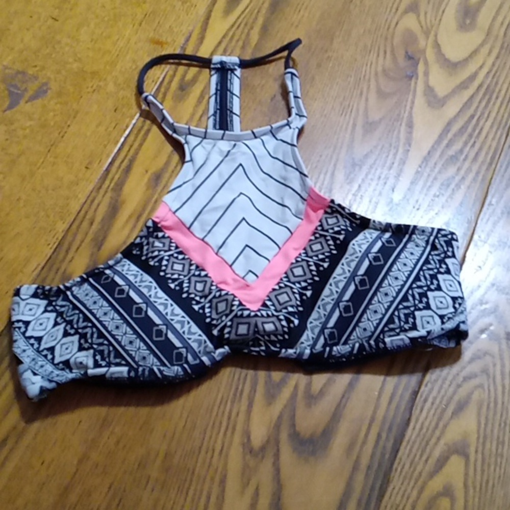 RIP CURL Womens Bikini TOP SMALL New Summer BLACK  Cruisewear Beach NEW